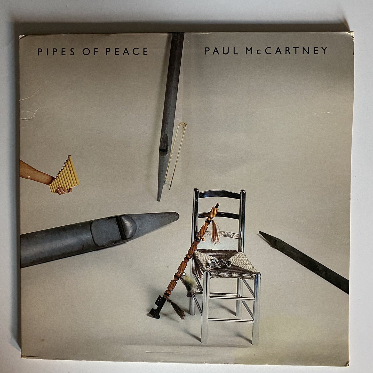 Paul McCartney PIPES OF PEACE Vinyl LP Record VG+