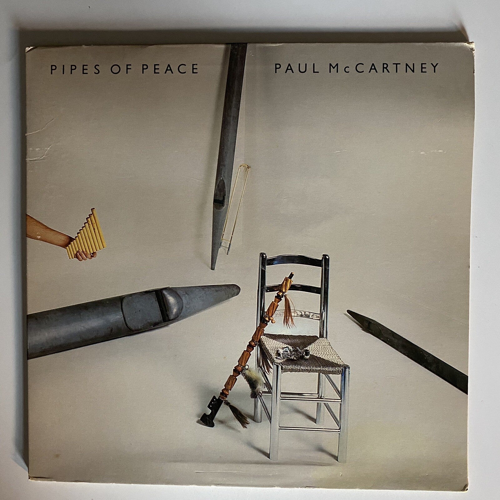 Paul McCartney PIPES OF PEACE Vinyl LP Record VG+