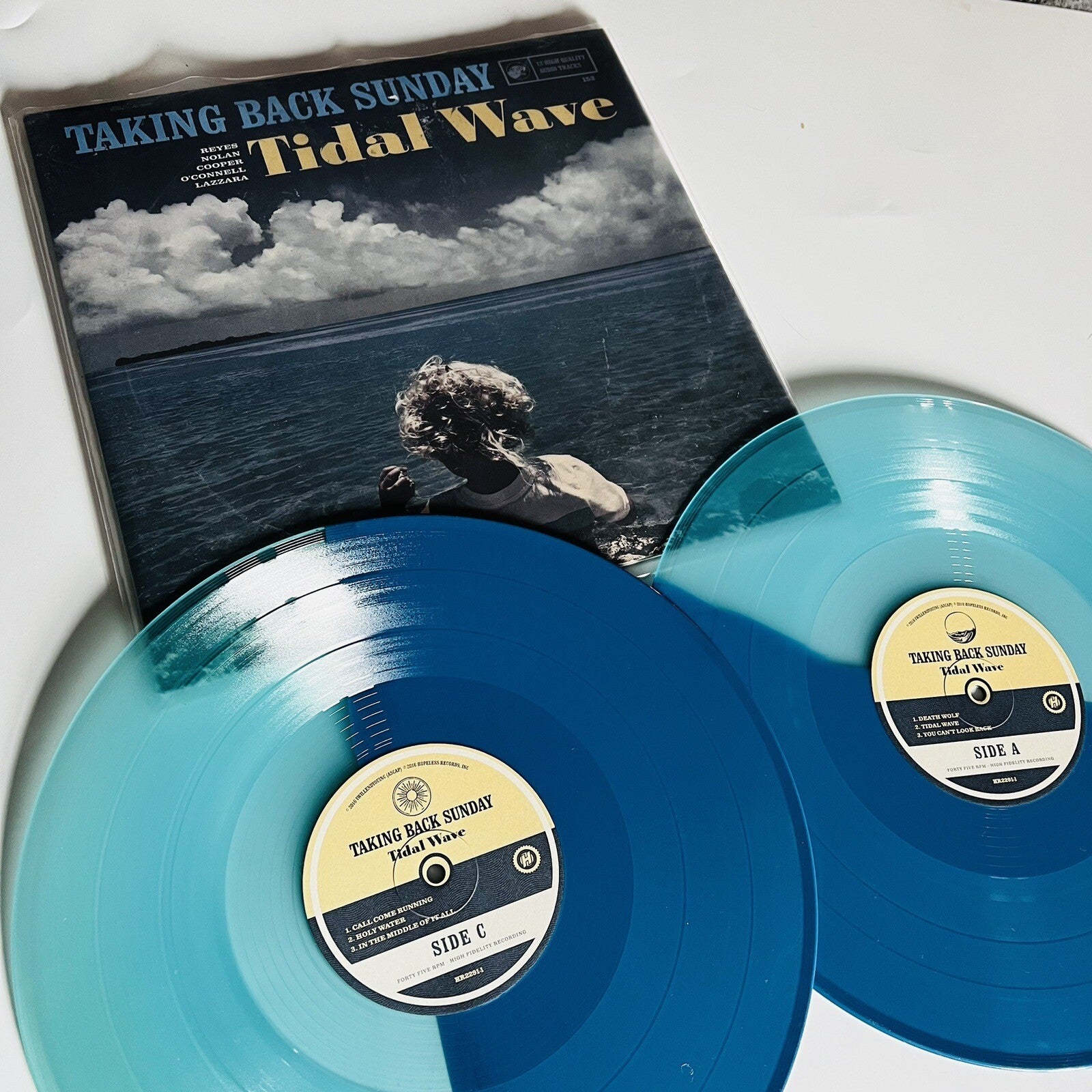 Taking Back Sunday TIDAL WAVE Color Vinyl 2xLP Record UNPLAYED M/NM