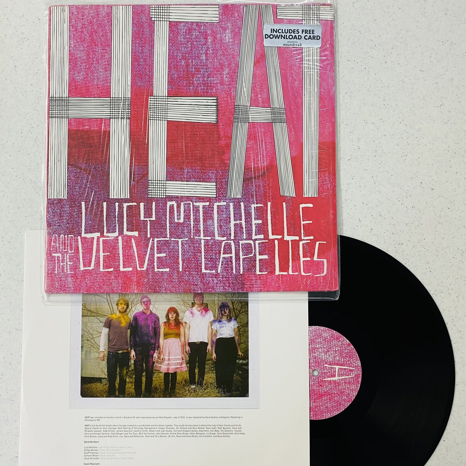 Lucy Michelle & The Velvet Lapelles VINYL LP RECORD NM