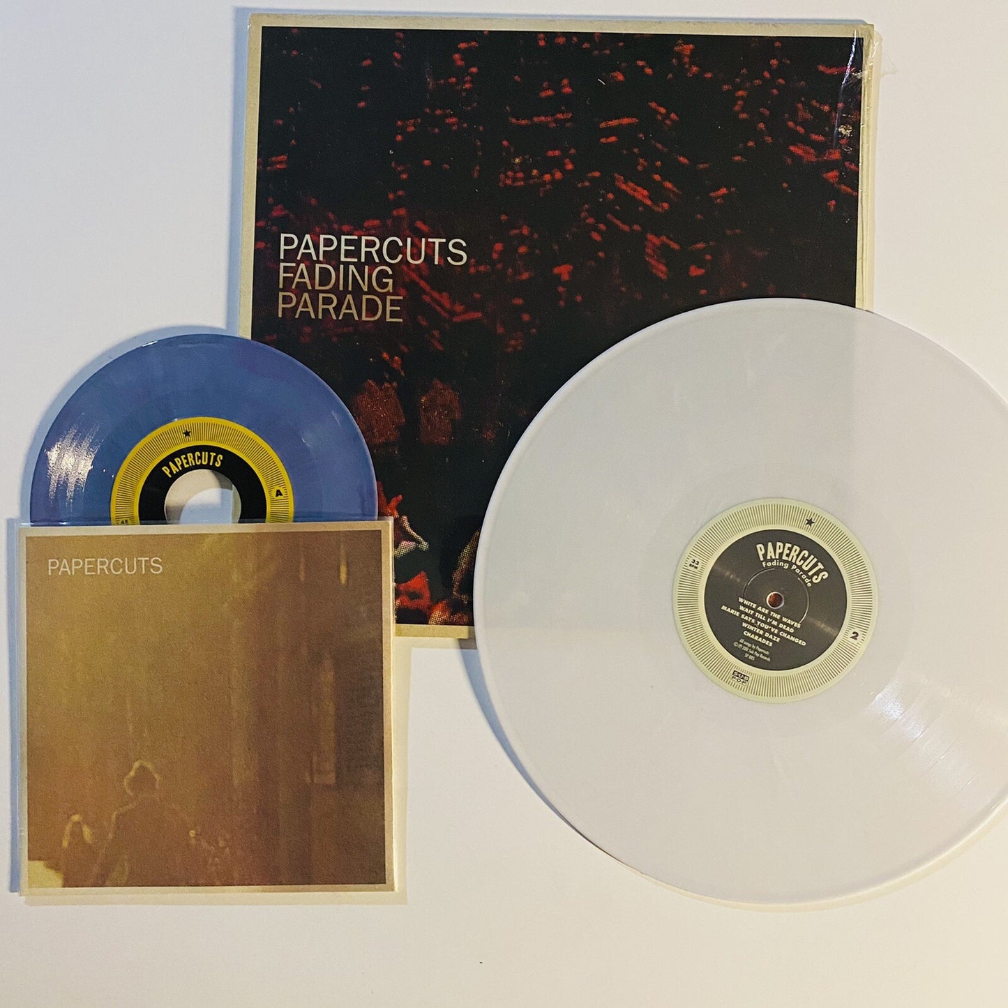 Papercuts FADING PARADE Vinyl LP Record + 7" COLOR New