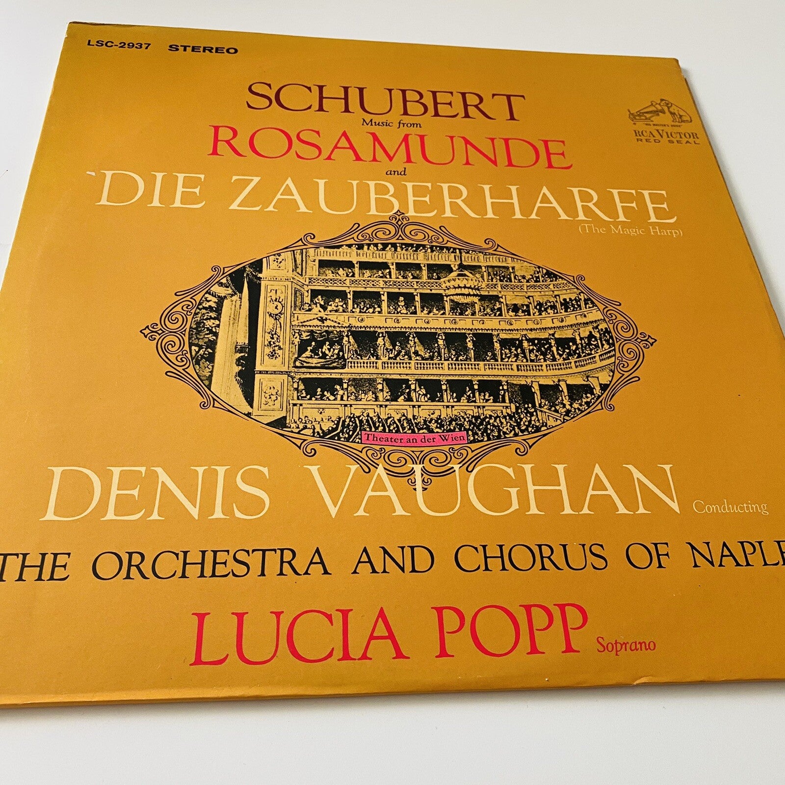 Schubert - Music from Rosamunde & Die Zauberharfe / Lucia Popp RCA Mono NM
