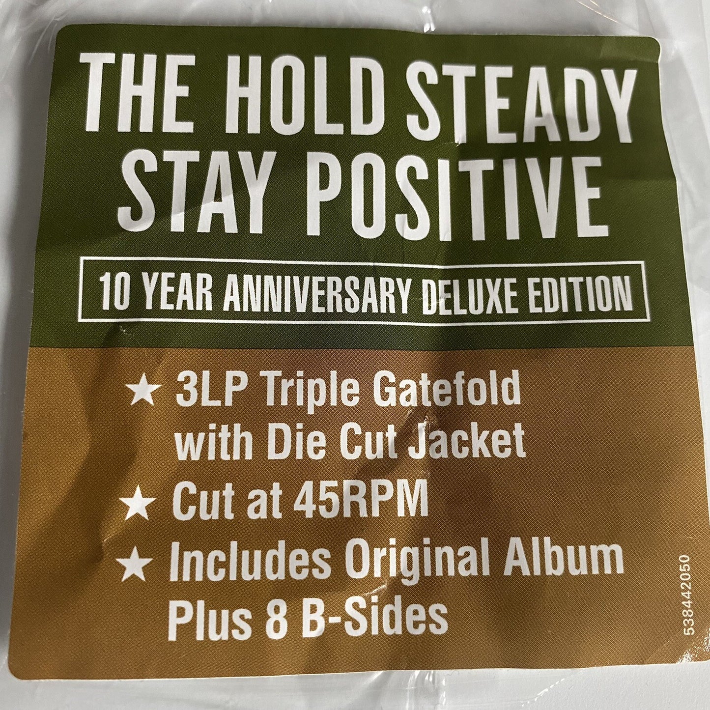 The Hold Steady STAY POSITIVE Color Vinyl 3xLP Record NEVER PLAYED NM
