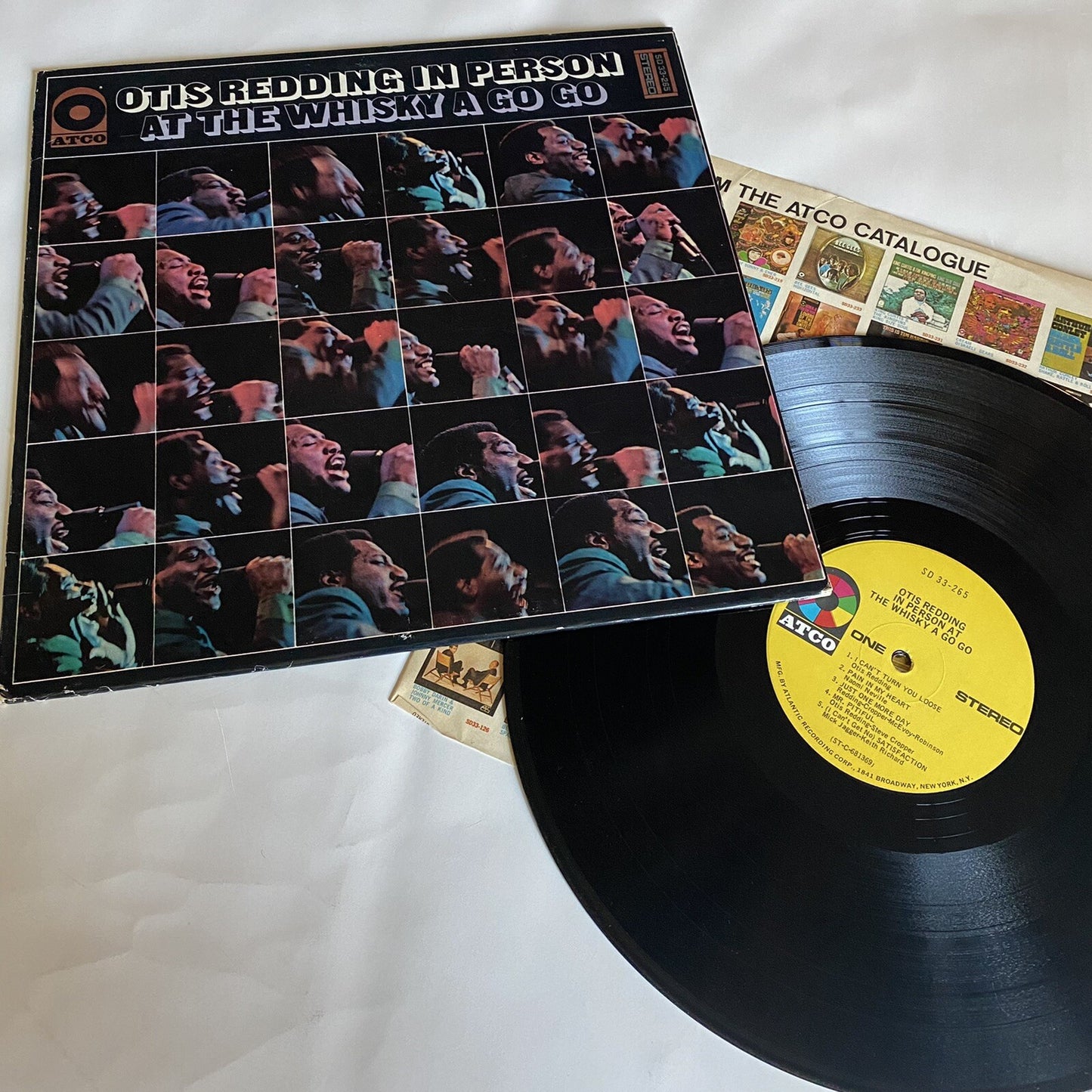Otis Redding IN PERSON AT THE WHISKEY A GO GO Vinyl LP Record 1ST US PRESS VG+x2