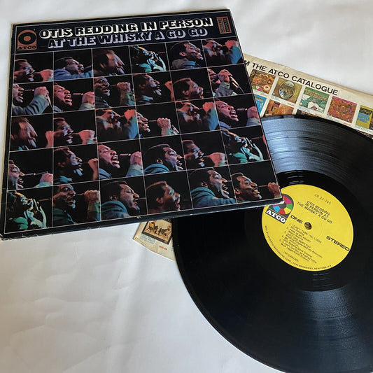 Otis Redding IN PERSON AT THE WHISKEY A GO GO Vinyl LP Record 1ST US PRESS VG+x2