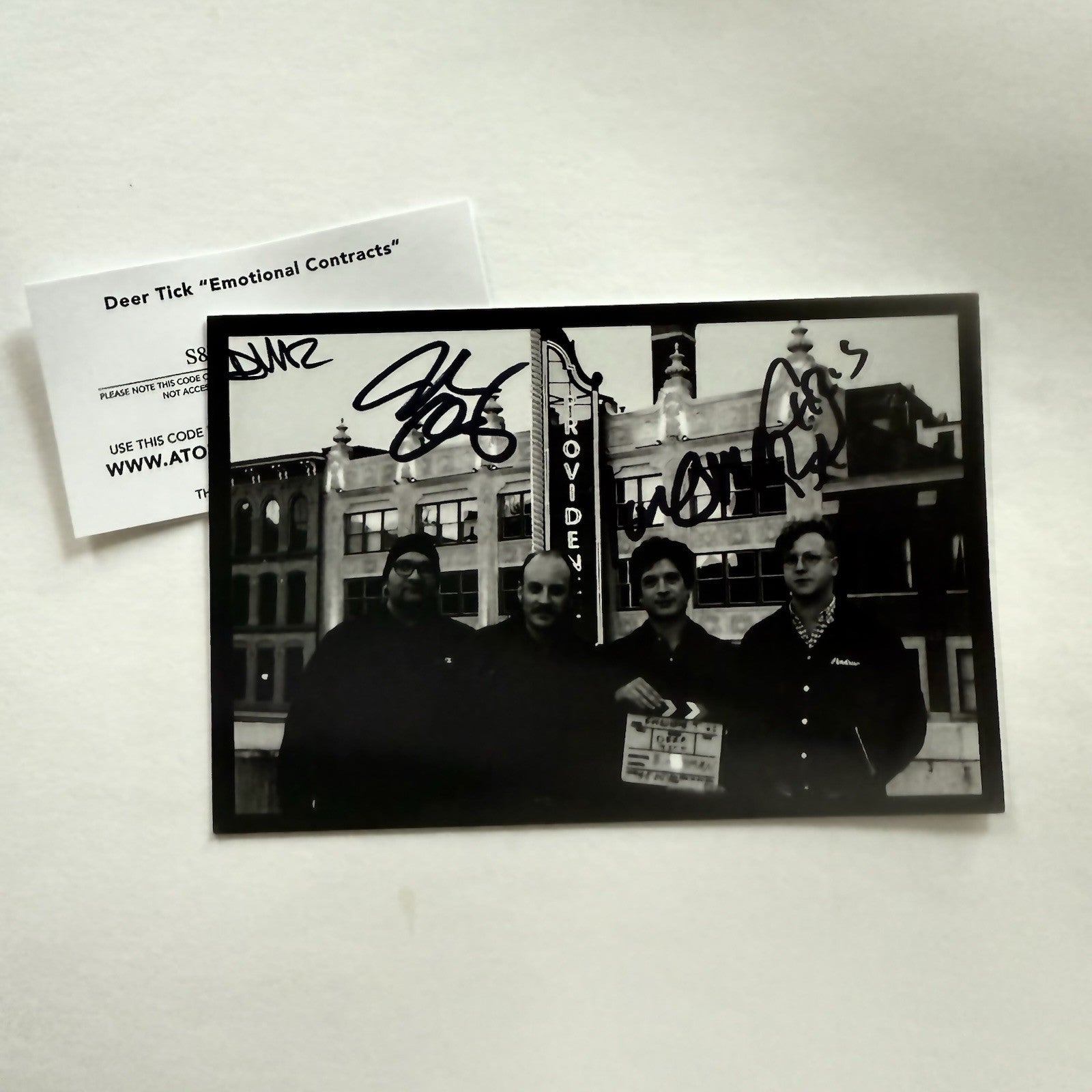 Deer Tick EMOTIONAL CONTRACTS Color Vinyl LP Record SIGNED POSTCARD Download NEW