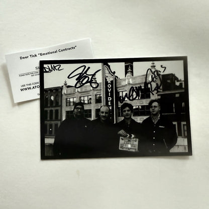 Deer Tick EMOTIONAL CONTRACTS Color Vinyl LP Record SIGNED POSTCARD Download NEW