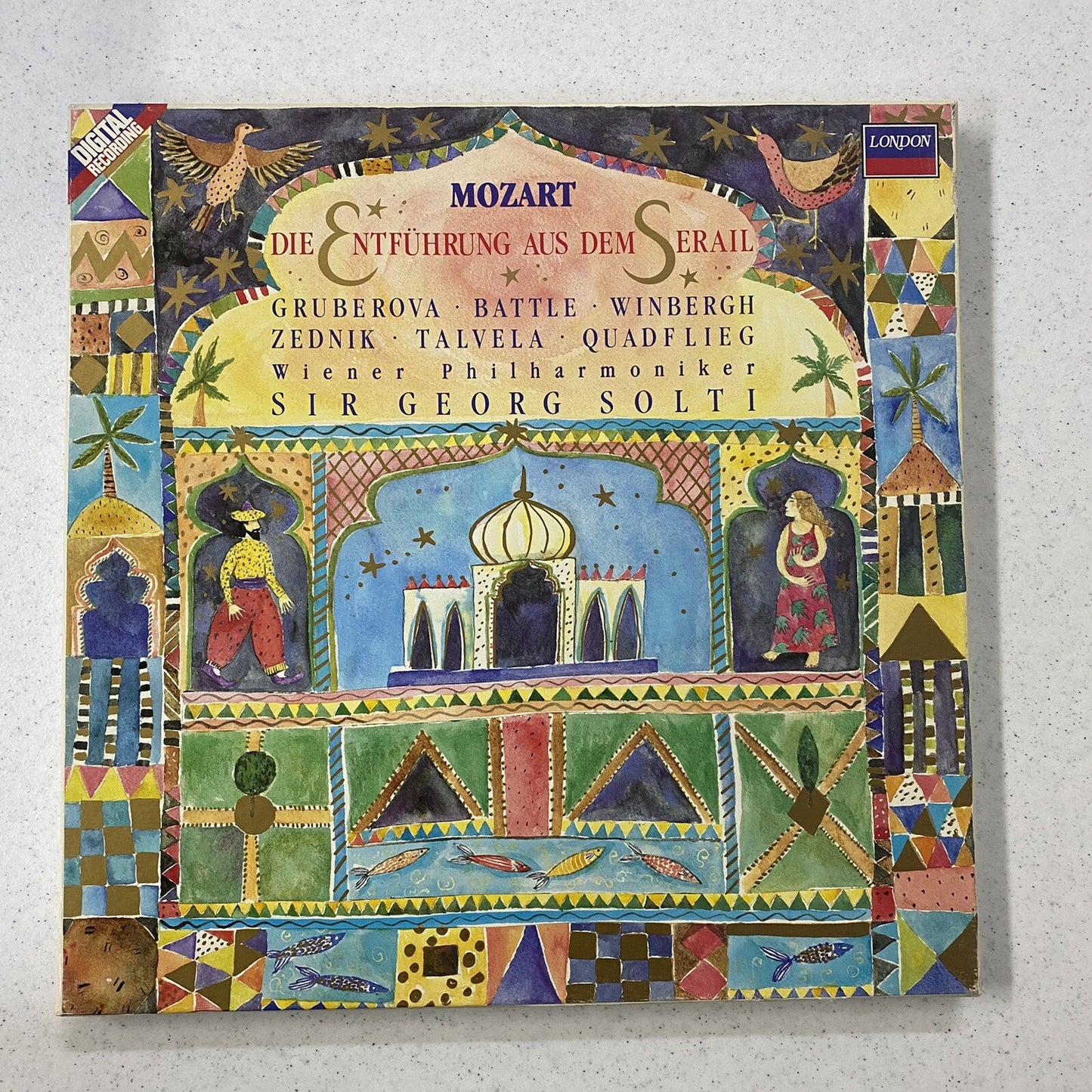 Wolfgang Amadeus Mozart DIE ENTFUHRUNG AUS DEM SERAIL Vinyl LP Record Box set