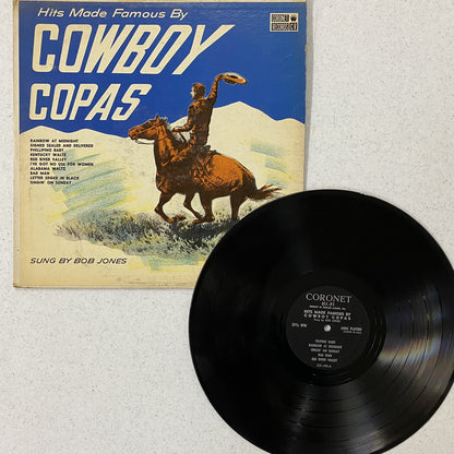 Cowboy Copas HITS MADE FAMOUS Vinyl LP Record CORONET VG+|G