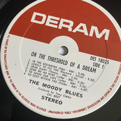 The Moody Blues EVERY GOOD BOY + THRESHOLD Vinyl LP Bundle VG