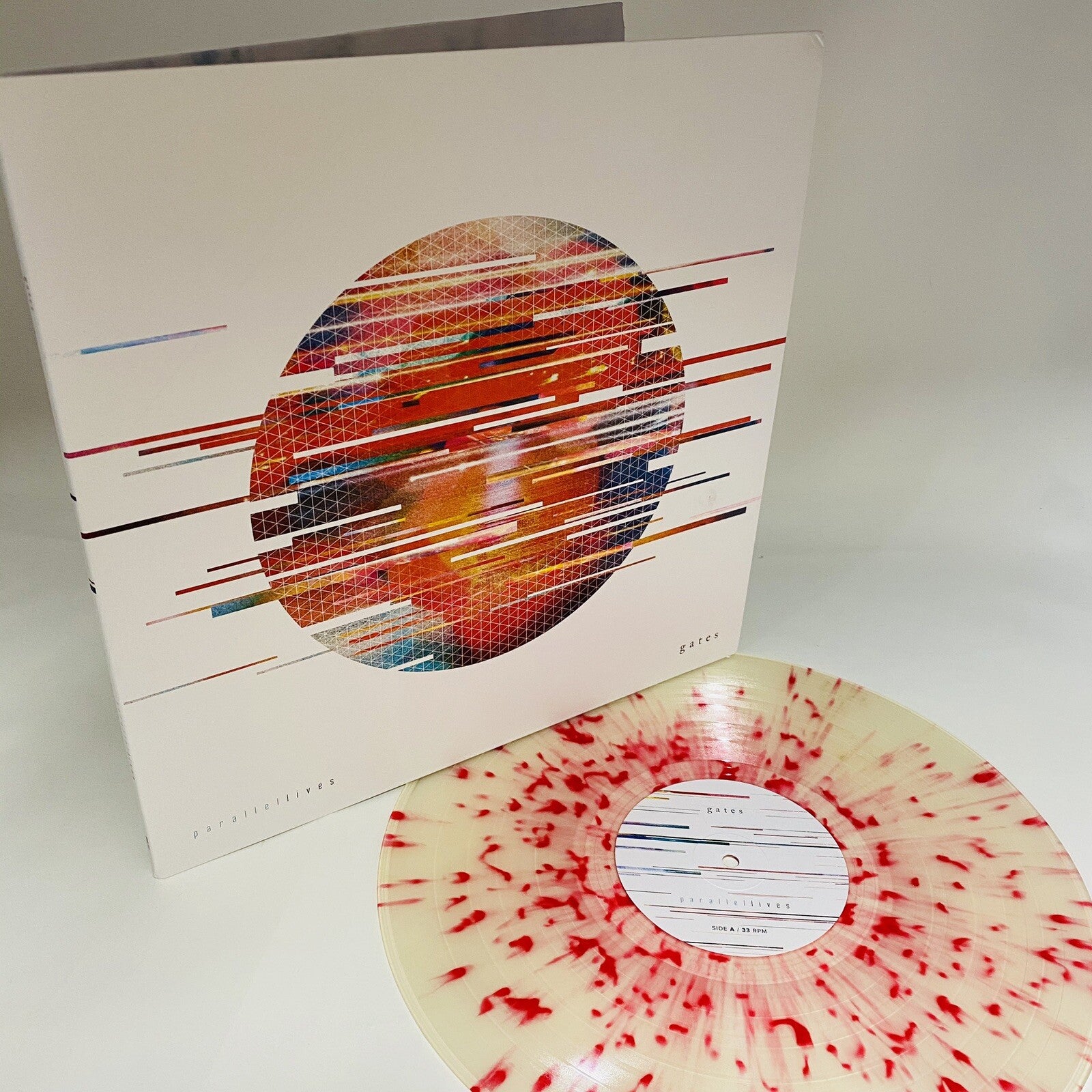 Gates PARALLEL LIVES Splatter Color Vinyl LP Record NM
