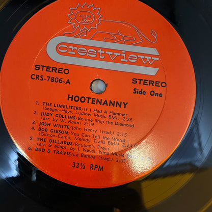 HOOTENANNY Various Folksingers Vinyl LP Record CRS-806 VG