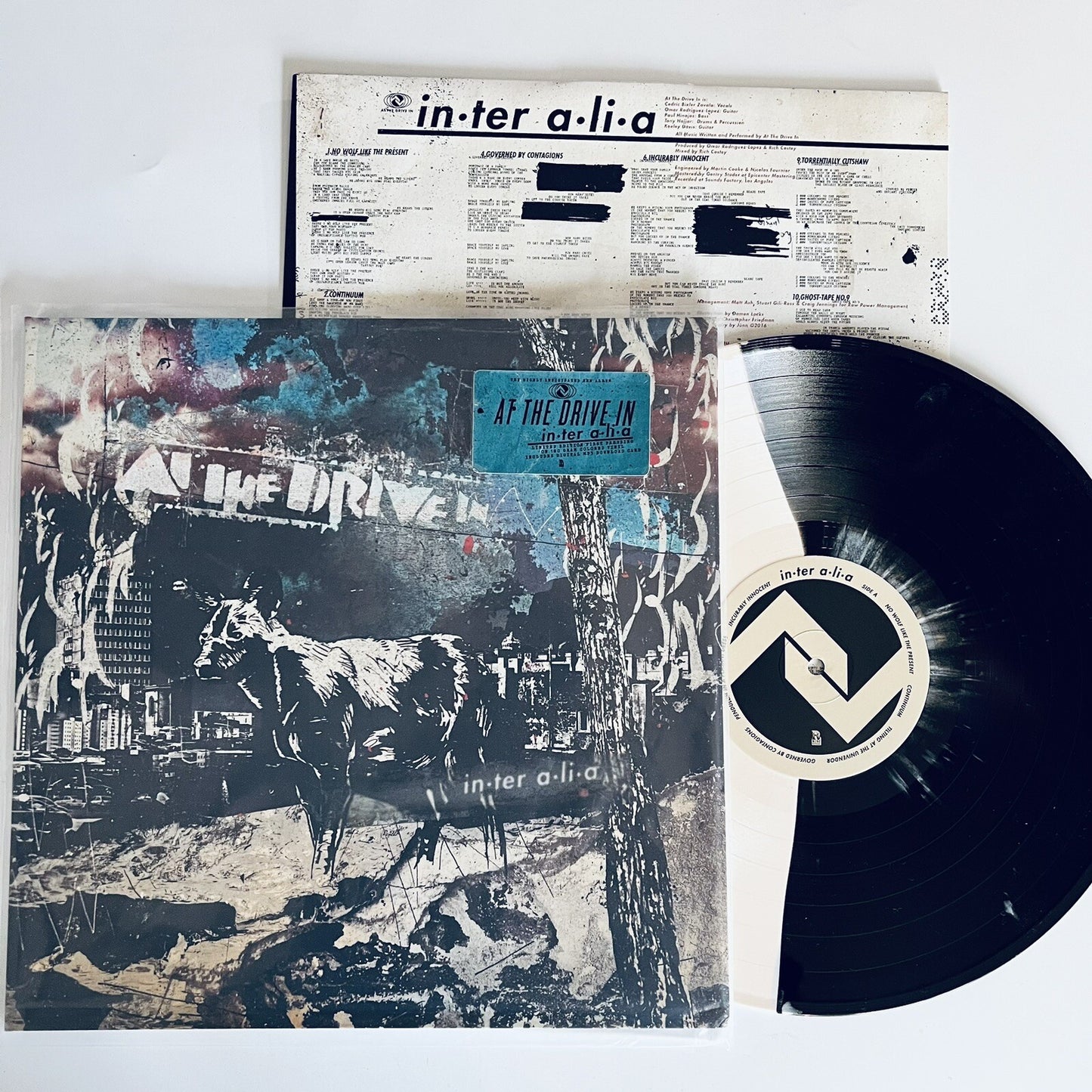 At the Drive-IN-INTER ALIA Split Color Vinyl LP Record NM