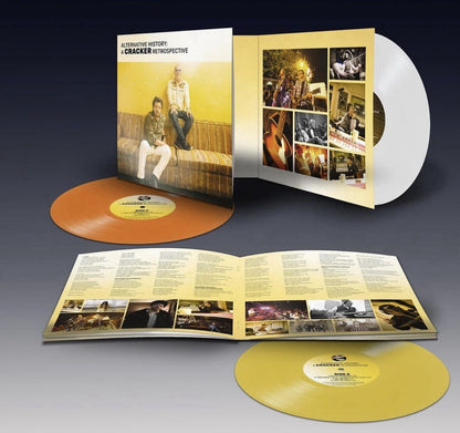 Cracker ALTERNATIVE HISTORY RETROSPECTIVE Color Vinyl LP HARDCOVER SET NewSealed