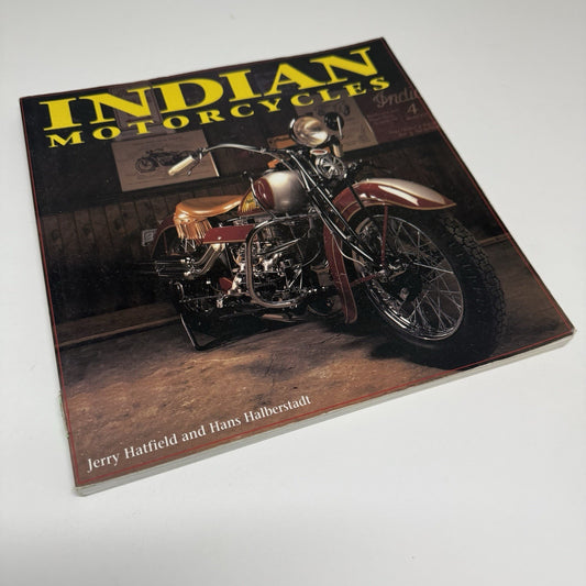 INDIAN MOTORCYCLES by J. Hatfield, H. Halberstadt  SIFT BOOK, Excenllent Cond.