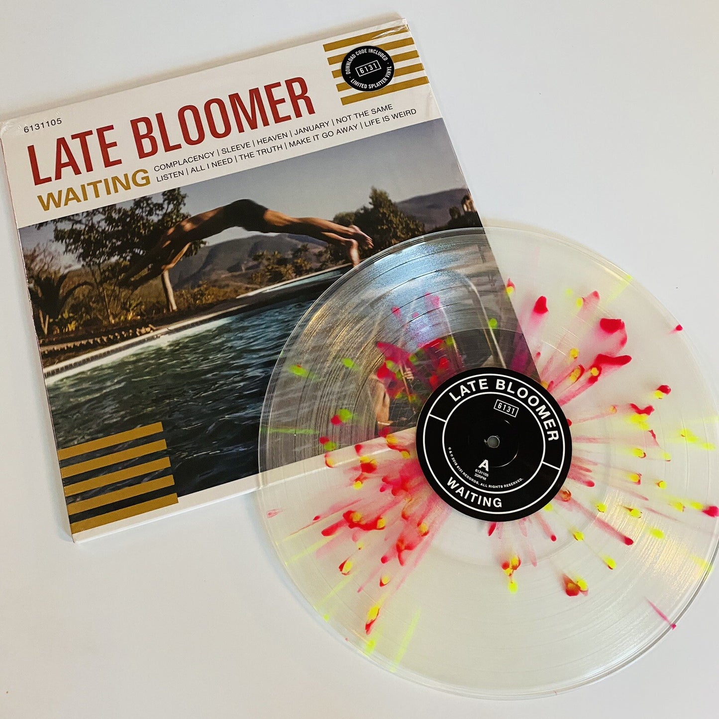 Late Bloomer ‎WAITING Color Vinyl LP Record NEW