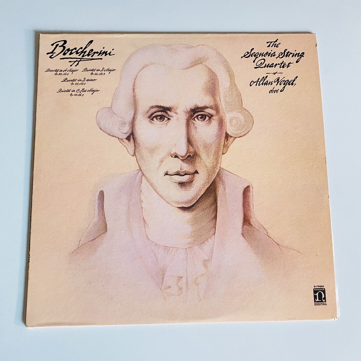 BOCCHERINI The Sequoia String Quartet VINYL LP RECORD VG+