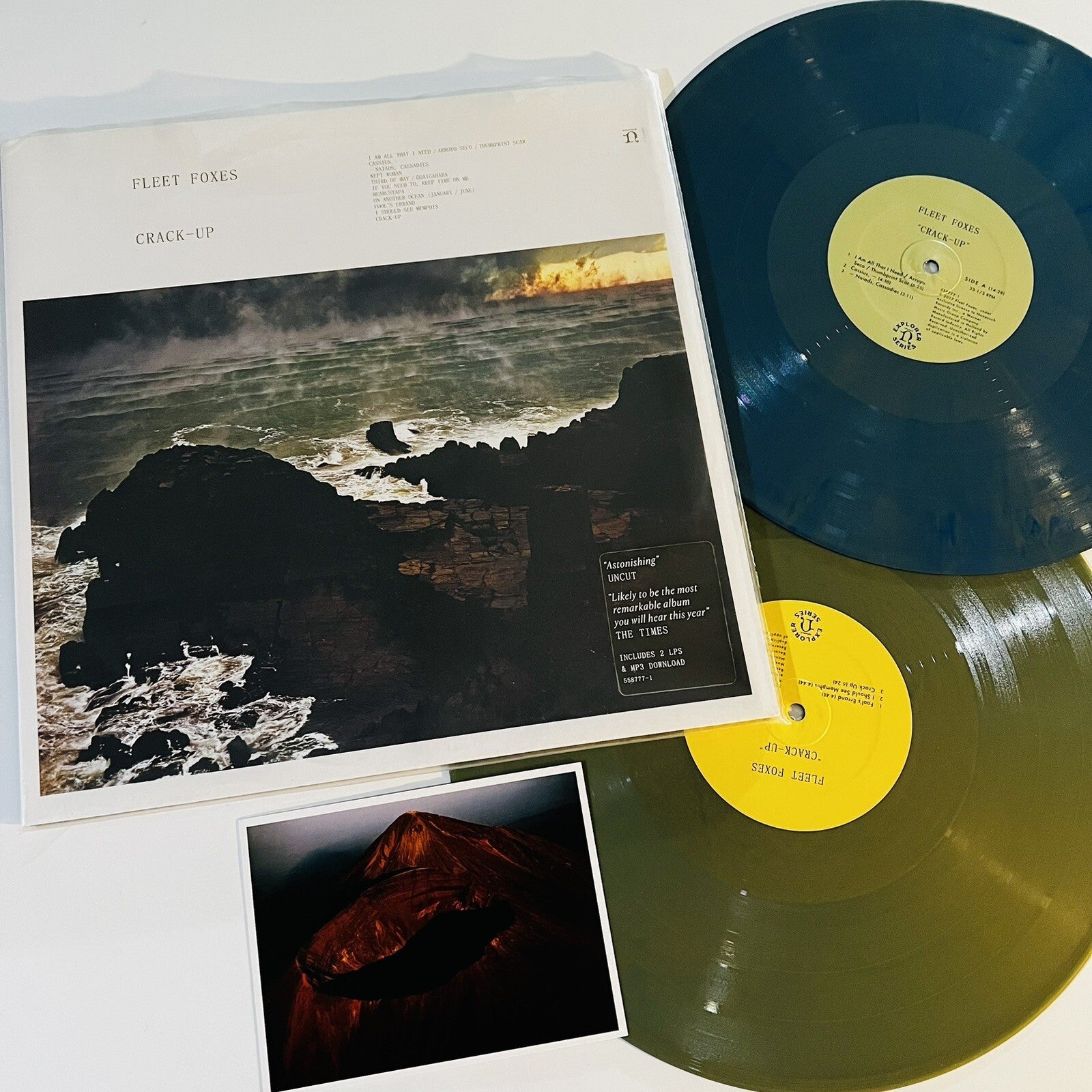 Fleet Foxes CRACK-UP Color Vinyl 2xLP Record MINT Unplayed NUMBERED