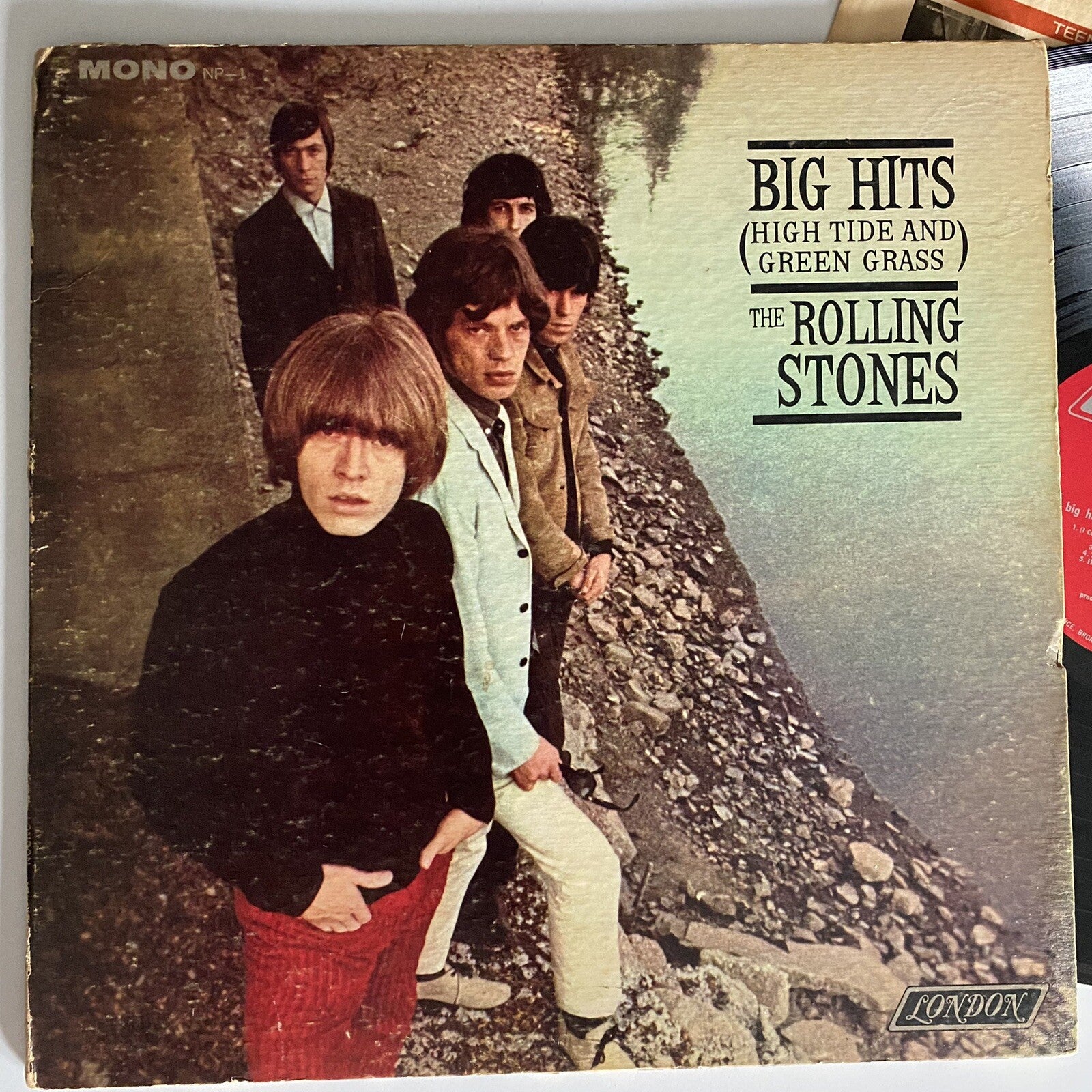 The Rollong Stones  BIG HITS (HIGH TIDE & GREEN GRASS) Mono Vinyl LP Record G+