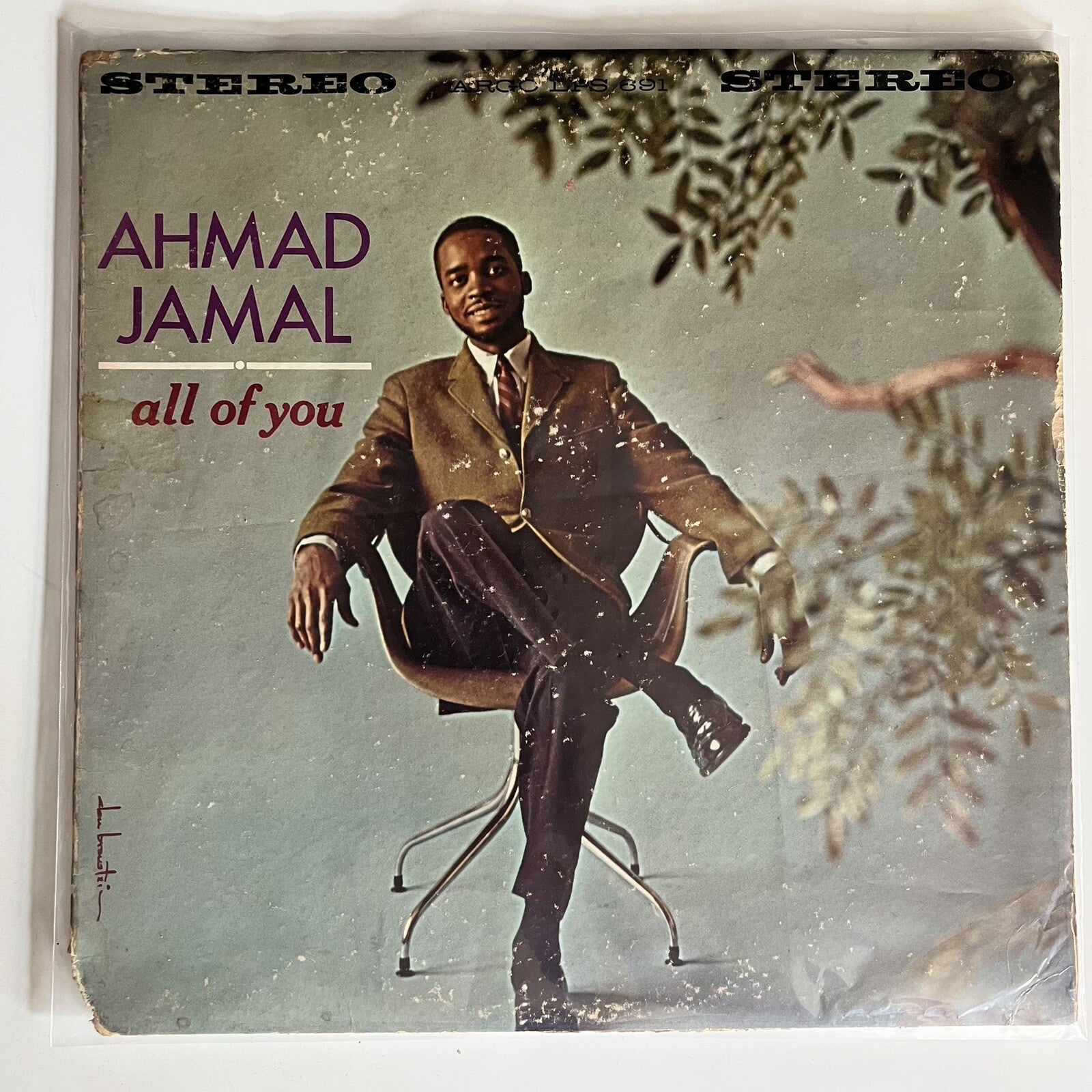 Ahmad Jamal ALL OF YOU Vinyl LP Record G+/VG+