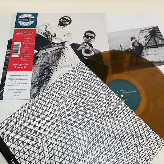 Aquiles Navarro & Tcheser Holmes HERITAGE OF THE INVISIBLE II Color Vinyl Record