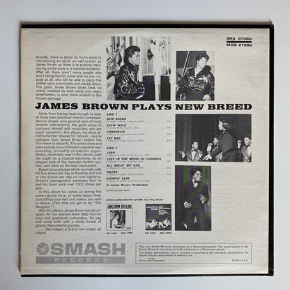 James Brown PLAYS NEW BREED Vinyl LP Record VG+