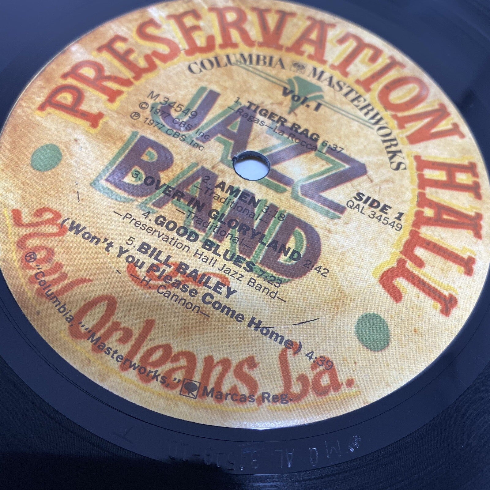 PRESERVATION HALL  BAND OF NEW ORLEANS Volume 1 Concert Promo- Sealed MINT!!