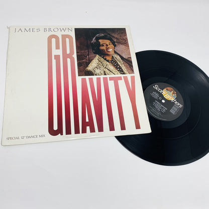 James Brown GRAVITY SPECIAL 12" Dance Mix Vinyl Record SCOTTI BROS VG+