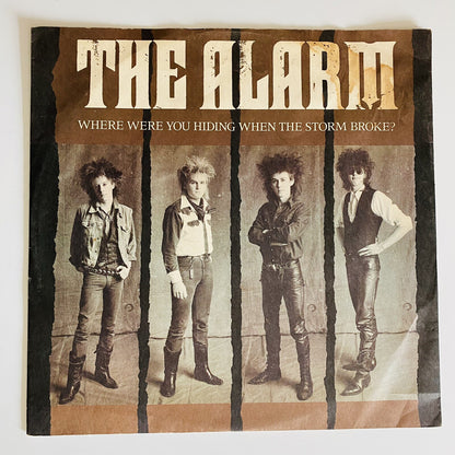 The Alarm - Where Were You Hiding When The Storm Broke 12" VG+ IRSX 101 UK 45