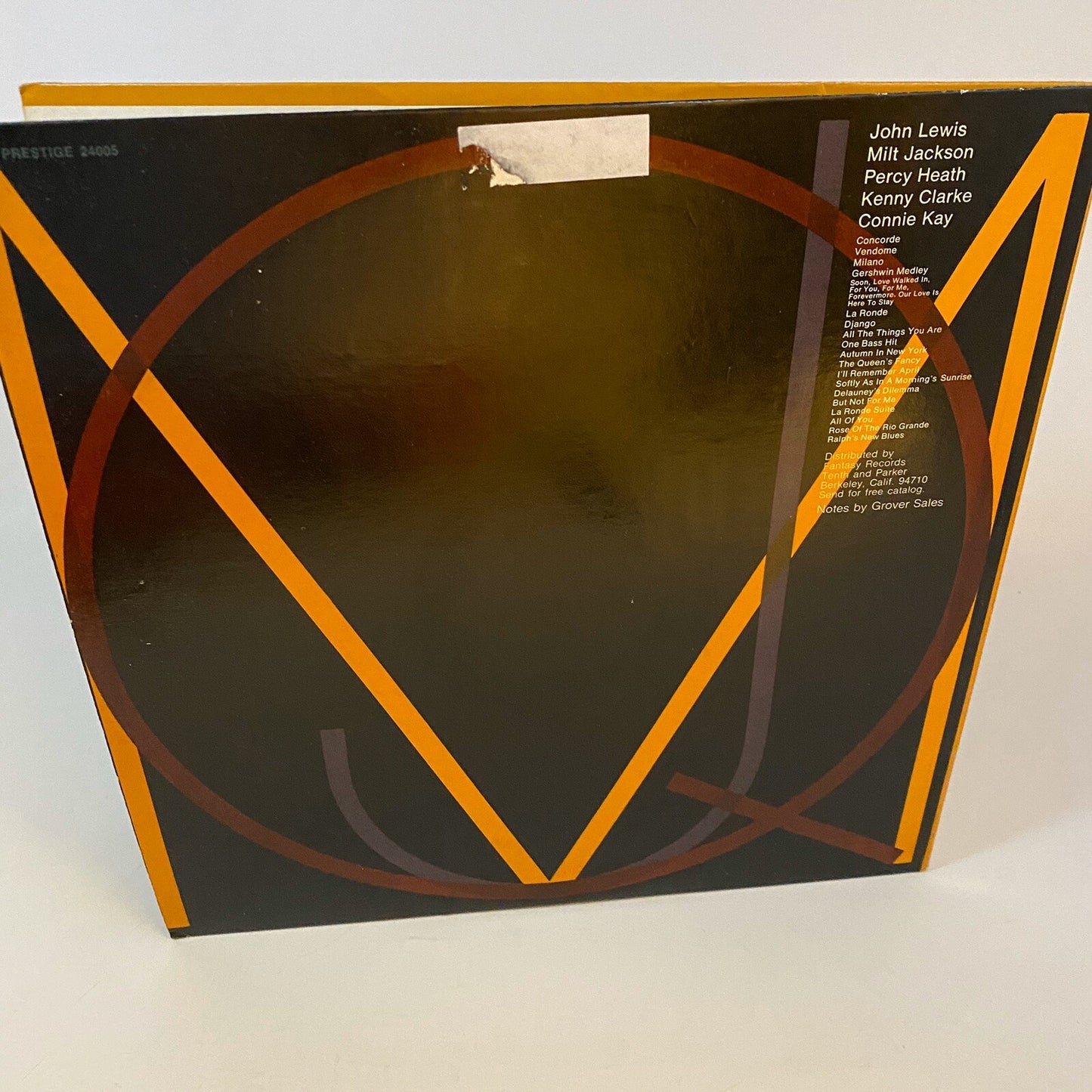 Modern Jazz Quartet VINYL LP RECORD Prestige 24005 VG+/VG