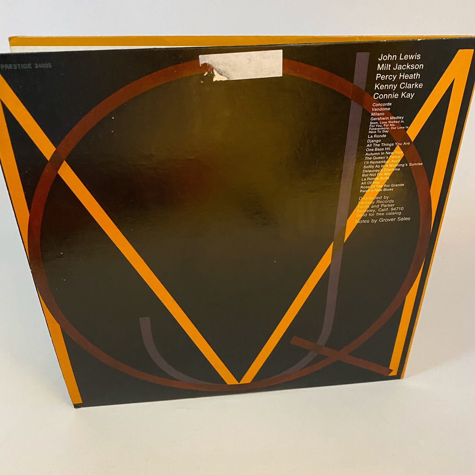 Modern Jazz Quartet VINYL LP RECORD Prestige 24005 VG+/VG