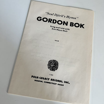 Gordon Bok SEAL DJIRIL'S HYMN Vinyl LP Record VG+