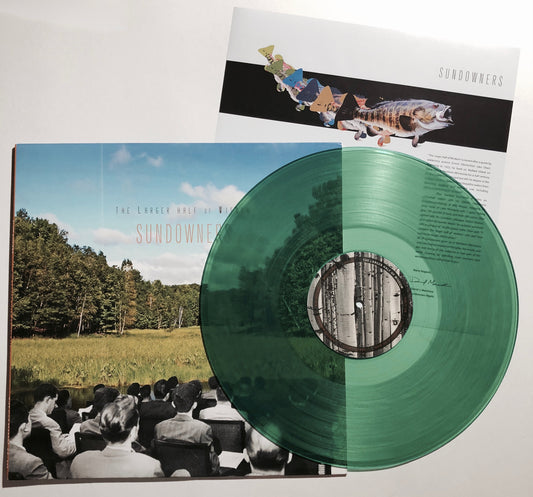 THE SUNDOWNERS Larger Half of Wisdom LP COLORED VINYL RECORD Mint PUNK ROCK
