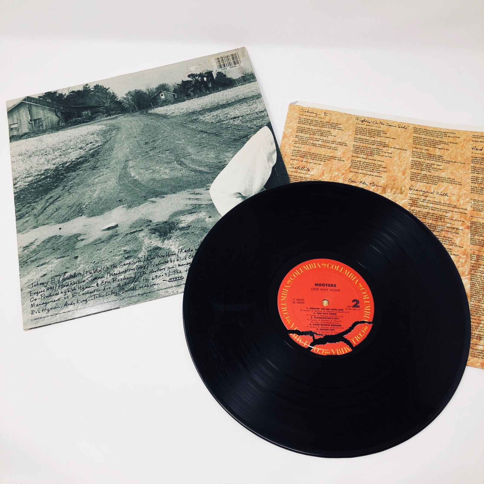Hooters ONE WAY HOME Vinyl LP Record VG+ 40659