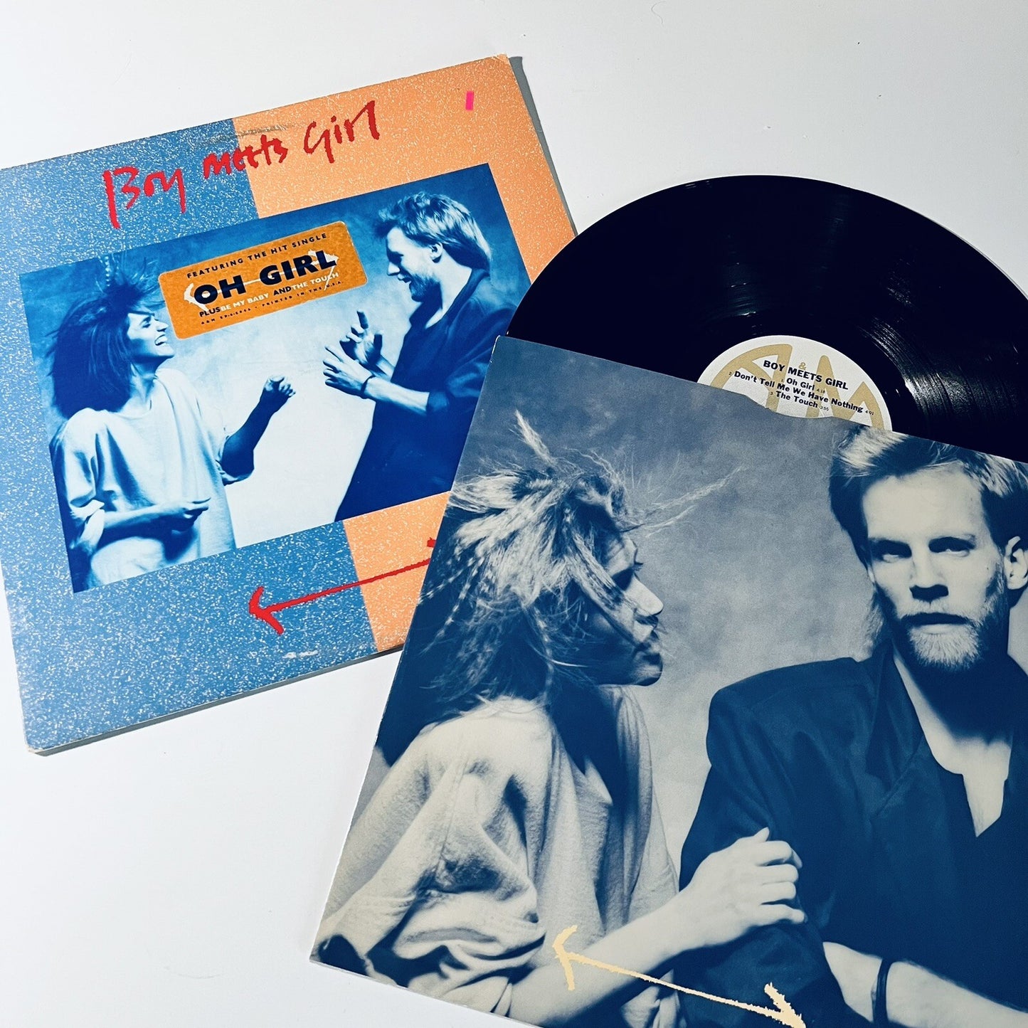 Boy Meets Girl BOY MEETS GIRL Vinyl LP Record VG++