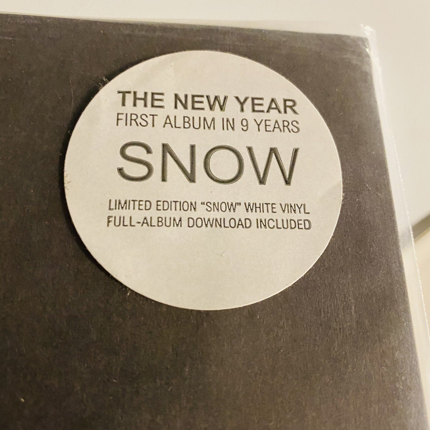 The New Year SNOW White Vinyl LP Record NM
