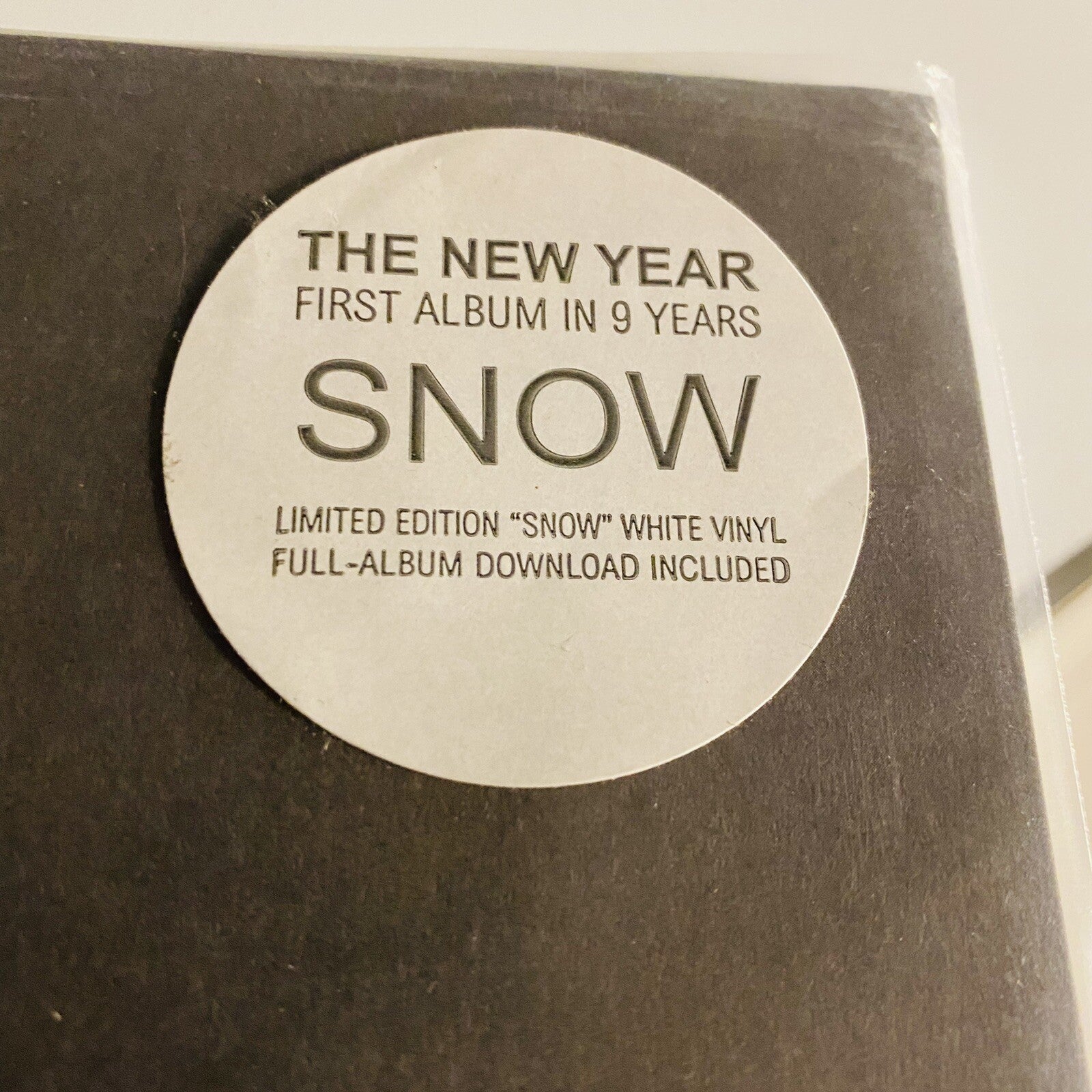 The New Year SNOW White Vinyl LP Record NM