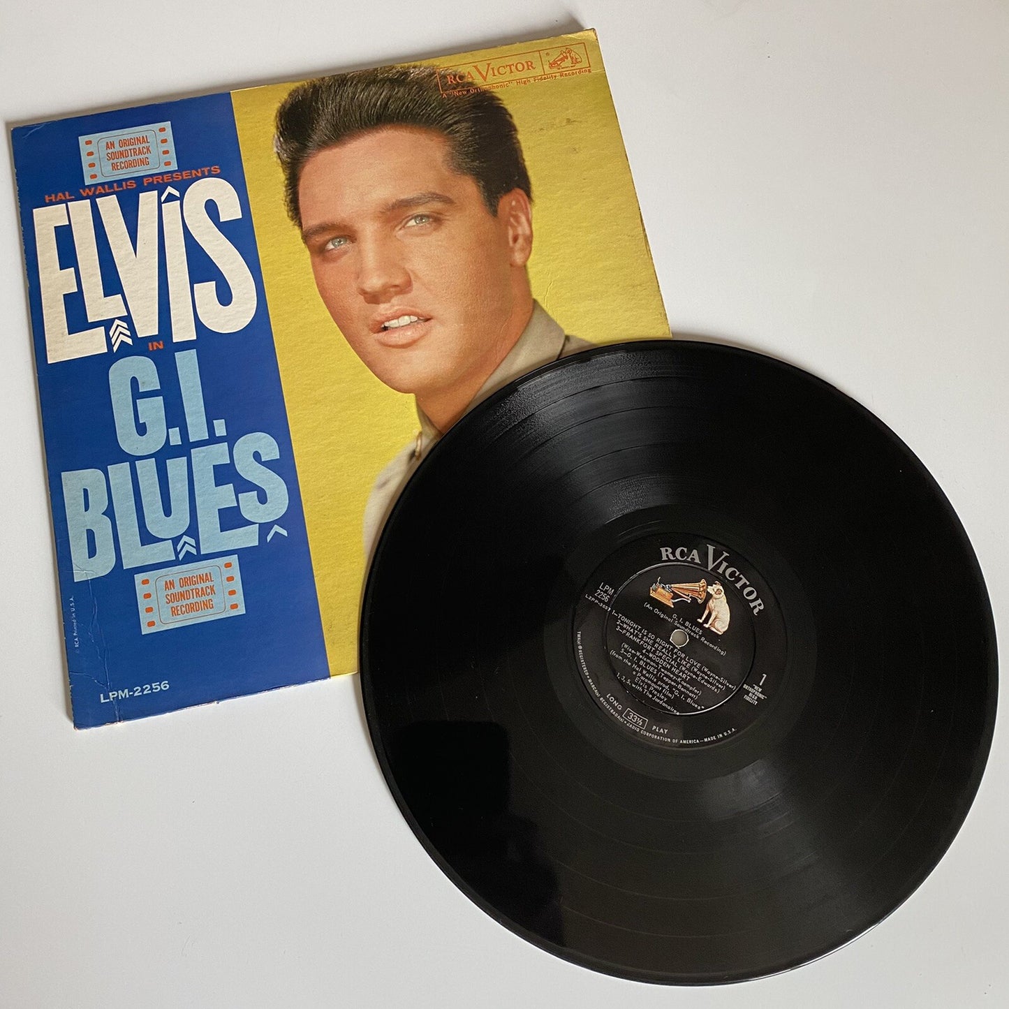 Elvis Presley G.I. BLUES Vinyl LP Record VG+/VG