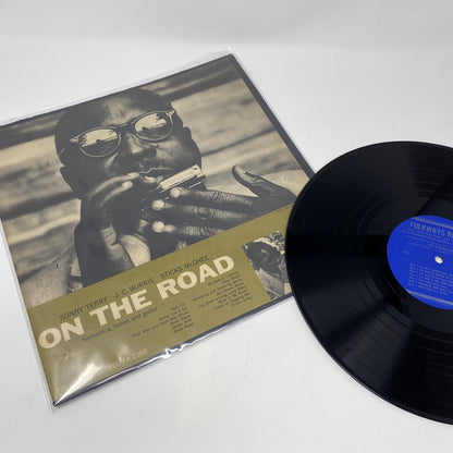 On the Road: Harmonica Bones & Guitar VINYL LP RECORD Blues Folkways
