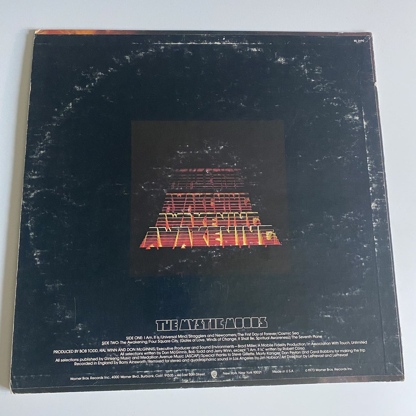 Mystic Moods Orchestra AWAKENING Vinyl LP Record PROMO 1973 VG+