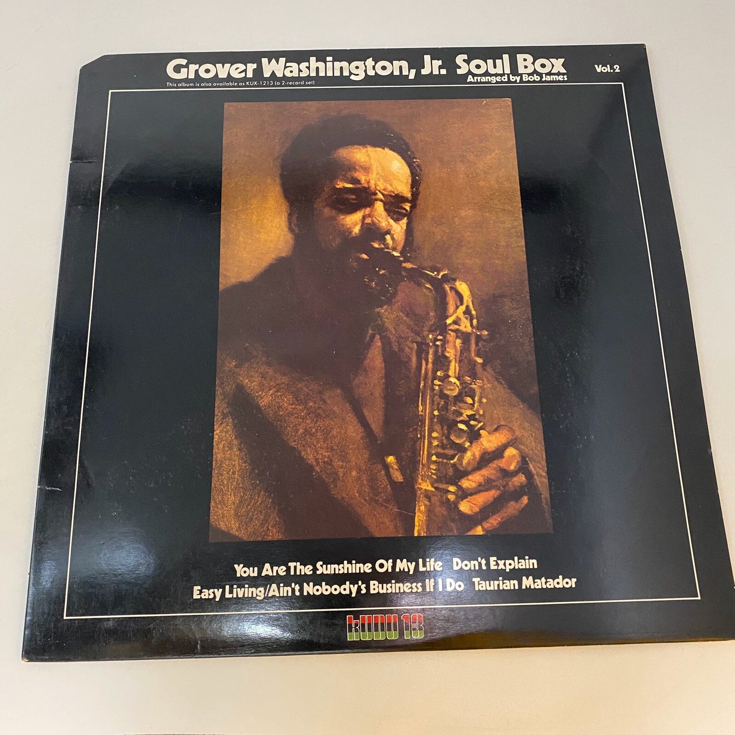 Grover Washington Jr SOUL BOX Vinyl LP Record VG+
