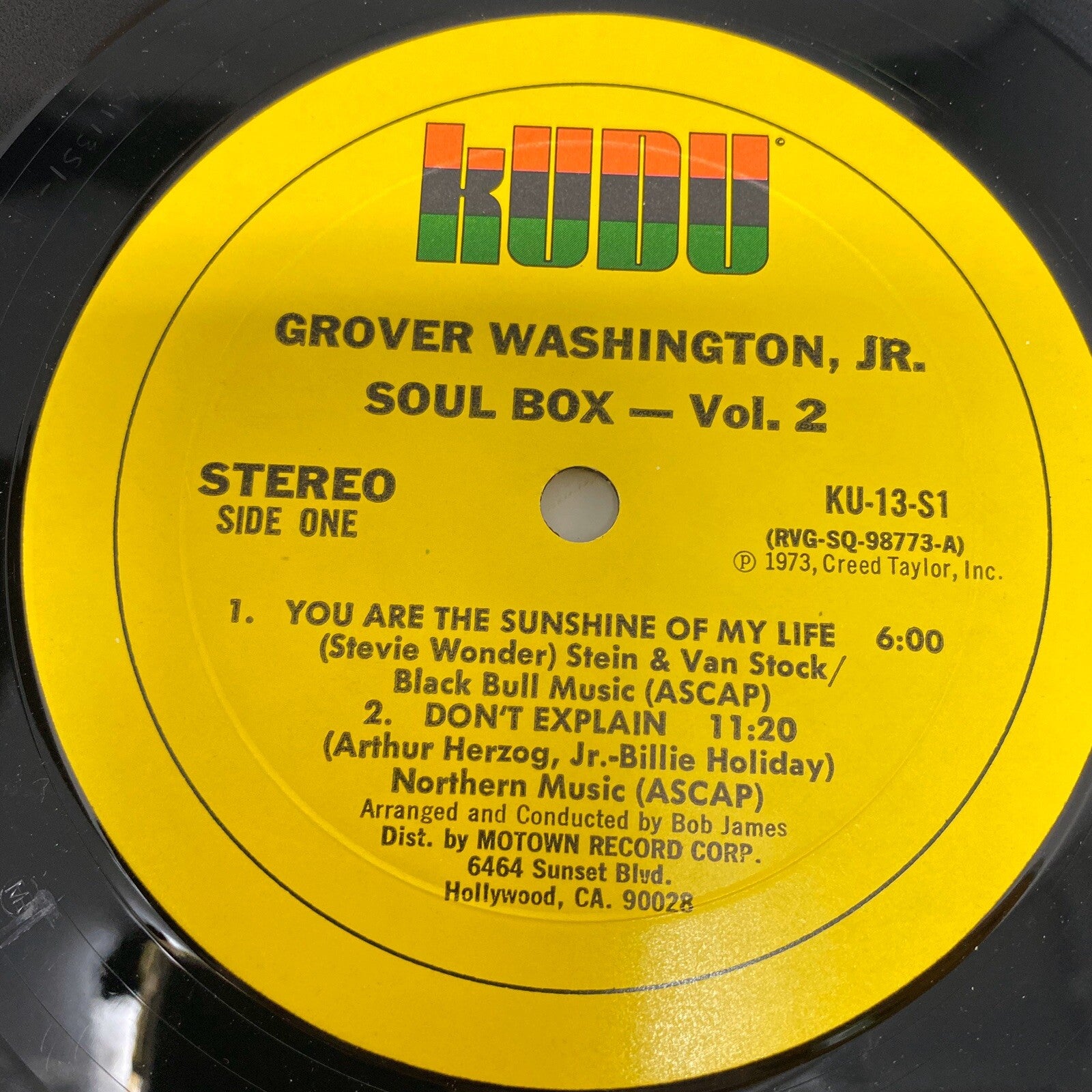 Grover Washington Jr SOUL BOX Vinyl LP Record VG+