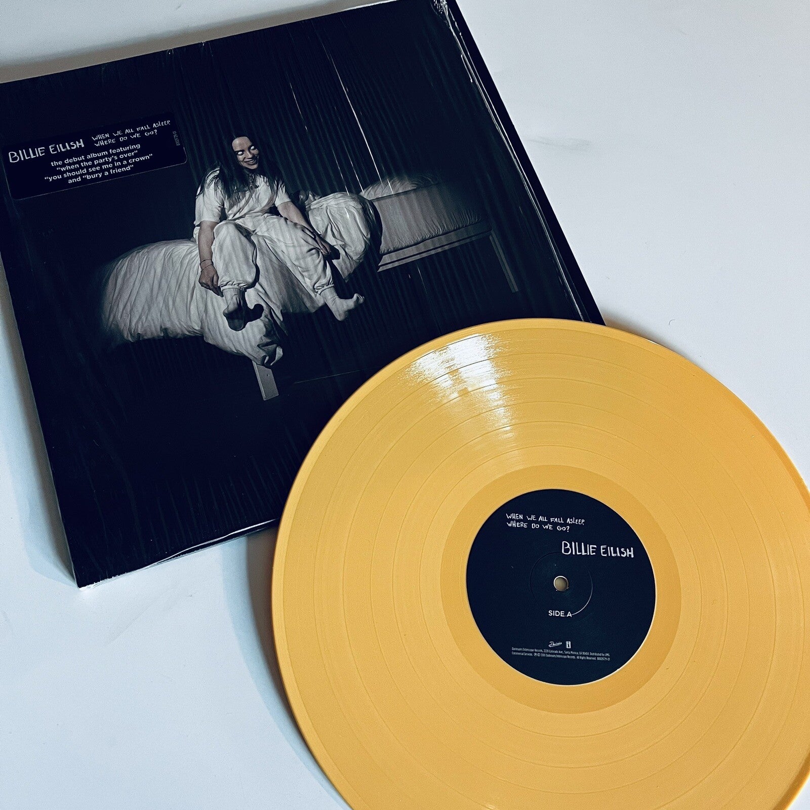 Billie Eilish WHEN WE ALL FALL ASLEEP Color Vinyl LP Record NM Unplayed