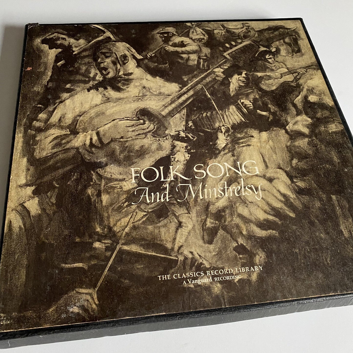Folk Song and Minstrelsy 4 LP Box Set Vanguard w/Booklet Odetta Pete Seeger etc.