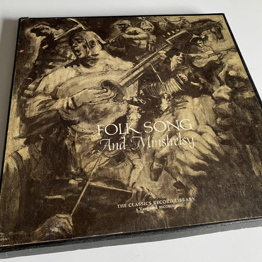 Folk Song and Minstrelsy 4 LP Box Set Vanguard w/Booklet Odetta Pete Seeger etc.