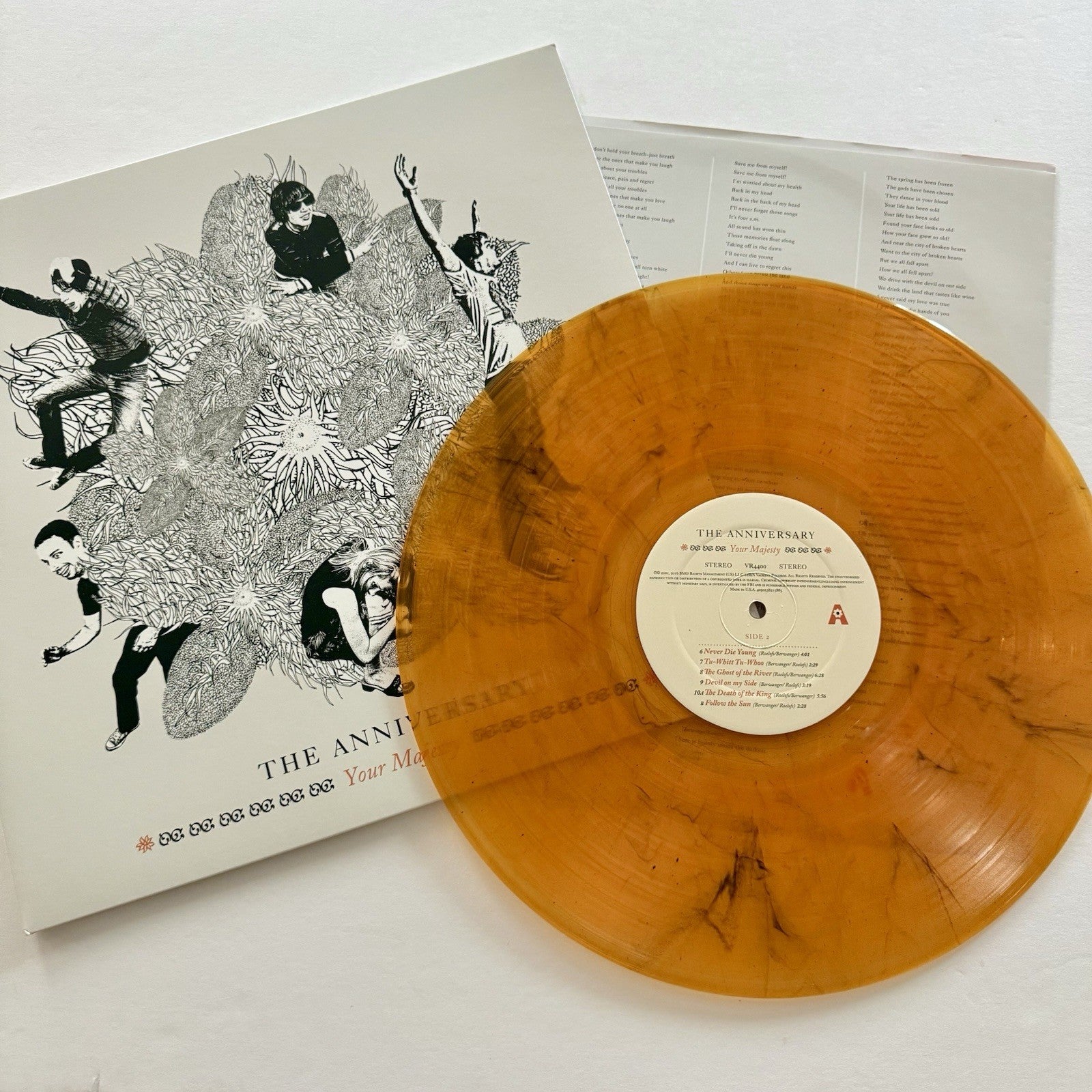 The Anniversary YOUR MAJESTY Color Vinyl LP Record NEW