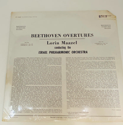 Beethoven Overtures MAAZEL Vinyl LP Record CS 6328 SEALED