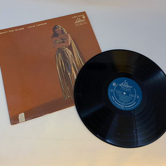 Julie London ABOUT THE BLUES Cinyl LP Record VG+ 