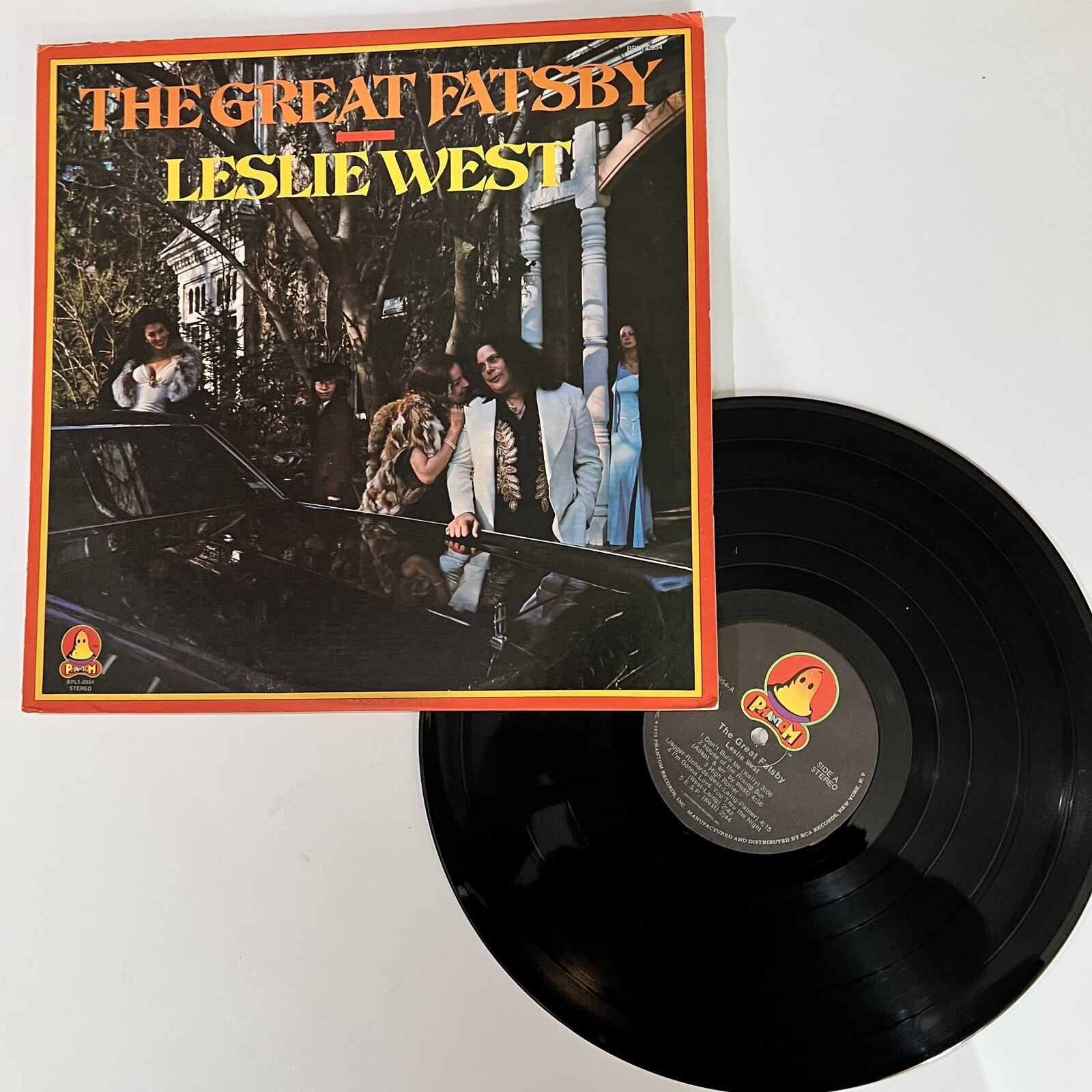 Leslie West THE GREAT FATSBY Vinyl LP Record VG+