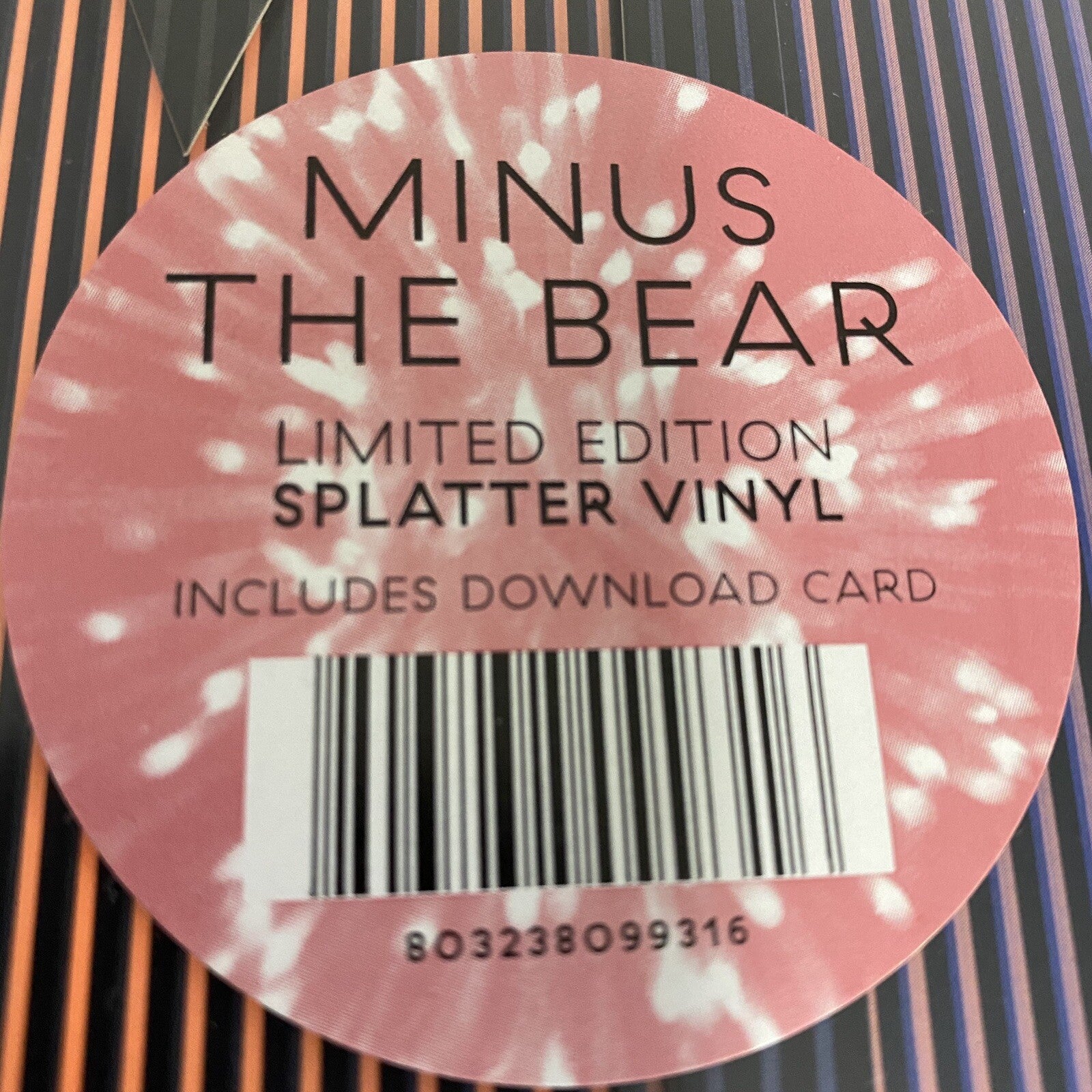 Minus The Bear VOIDS Splatter Color Vinyl LP Record NEW Sealed